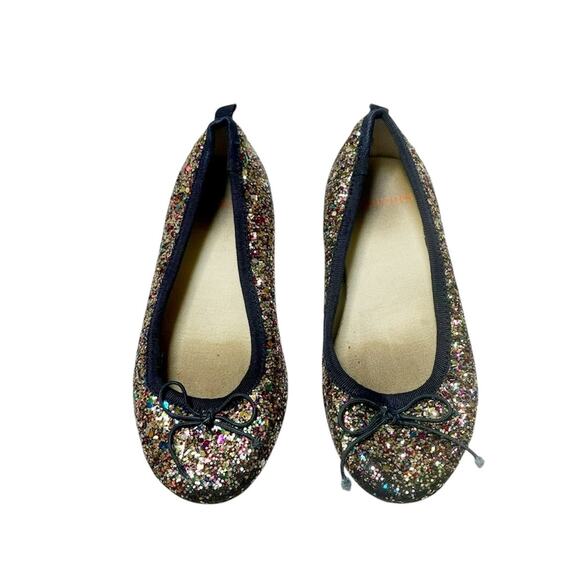 Crewcuts Glitter Ballet Flats Size 12 - Picture 1 of 7